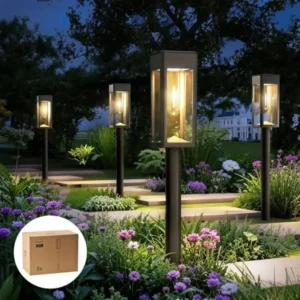 8 Packs Solar Pathway Lights