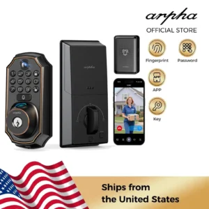 ARPHA Smart Lock Set  with Camera and Two-Way Audio