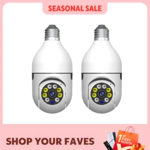 2Pc Ease Life APP-Light Bulb Security Cameras