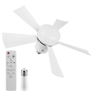 Socket Fan Light Wireless/ Dimmable