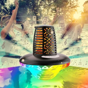 Floating Bluetooth Pool Speaker with Lights